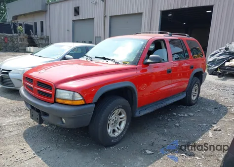2003 Dodge Durango Sport z USA, uszkodzony, nr VIN 1D4HS38N83F621814